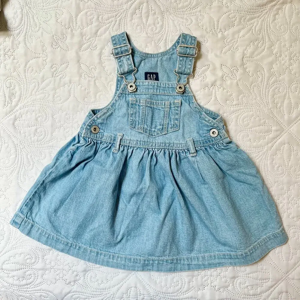 Gap Denim Skirtall Dress Size 6-12 Months